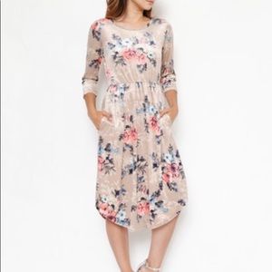 Adorable Velour Fall Dress